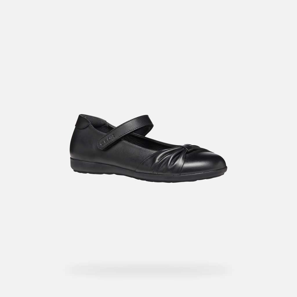 GEOX J IBERIDE F-SMO.LEA BLACK