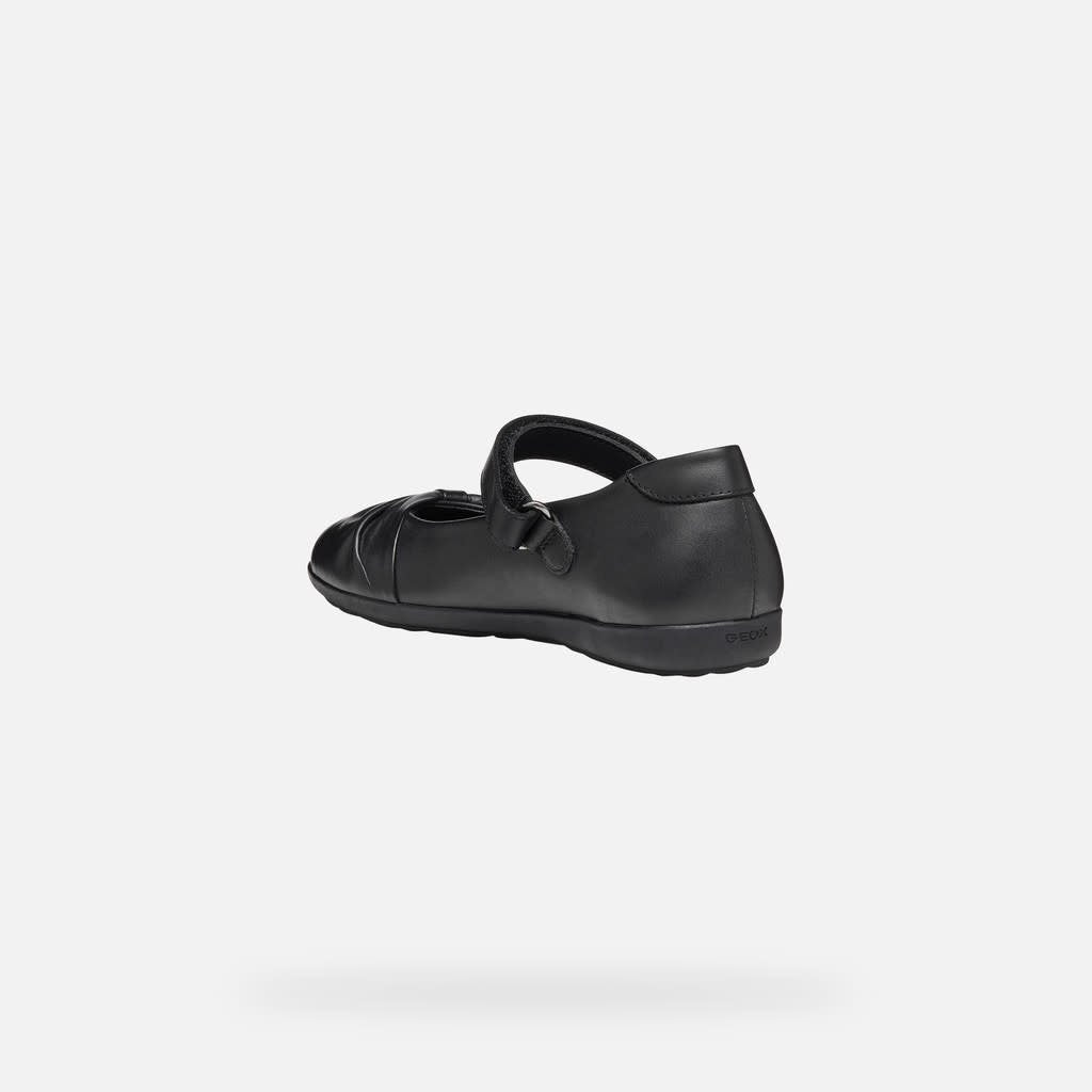 GEOX J IBERIDE F-SMO.LEA BLACK