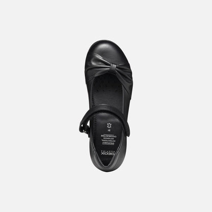 GEOX J IBERIDE F-SMO.LEA BLACK