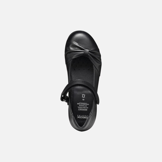 GEOX J IBERIDE F-SMO.LEA BLACK